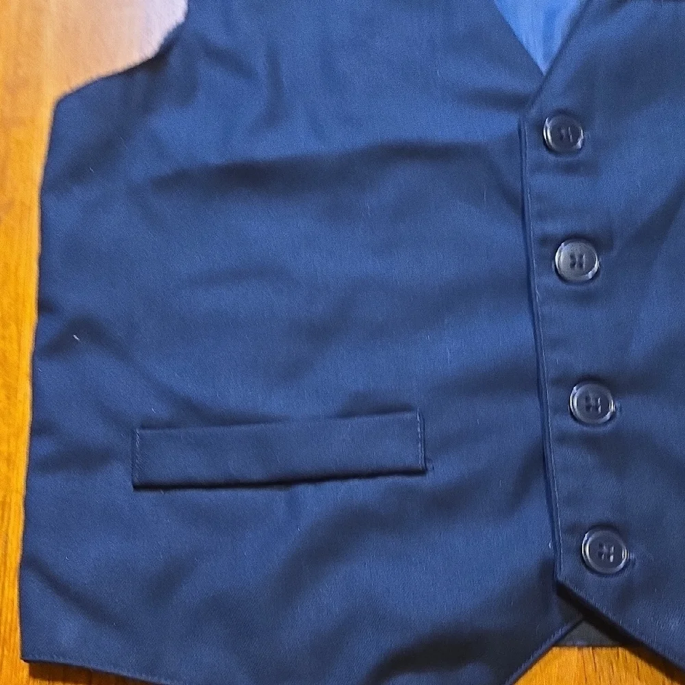 Special Editions Boys‎ 10 Classic Navy 4 Button V-Neck Wedding Party Piano Vest